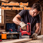 Brad Nailer in Action - Quick Jam Clearing