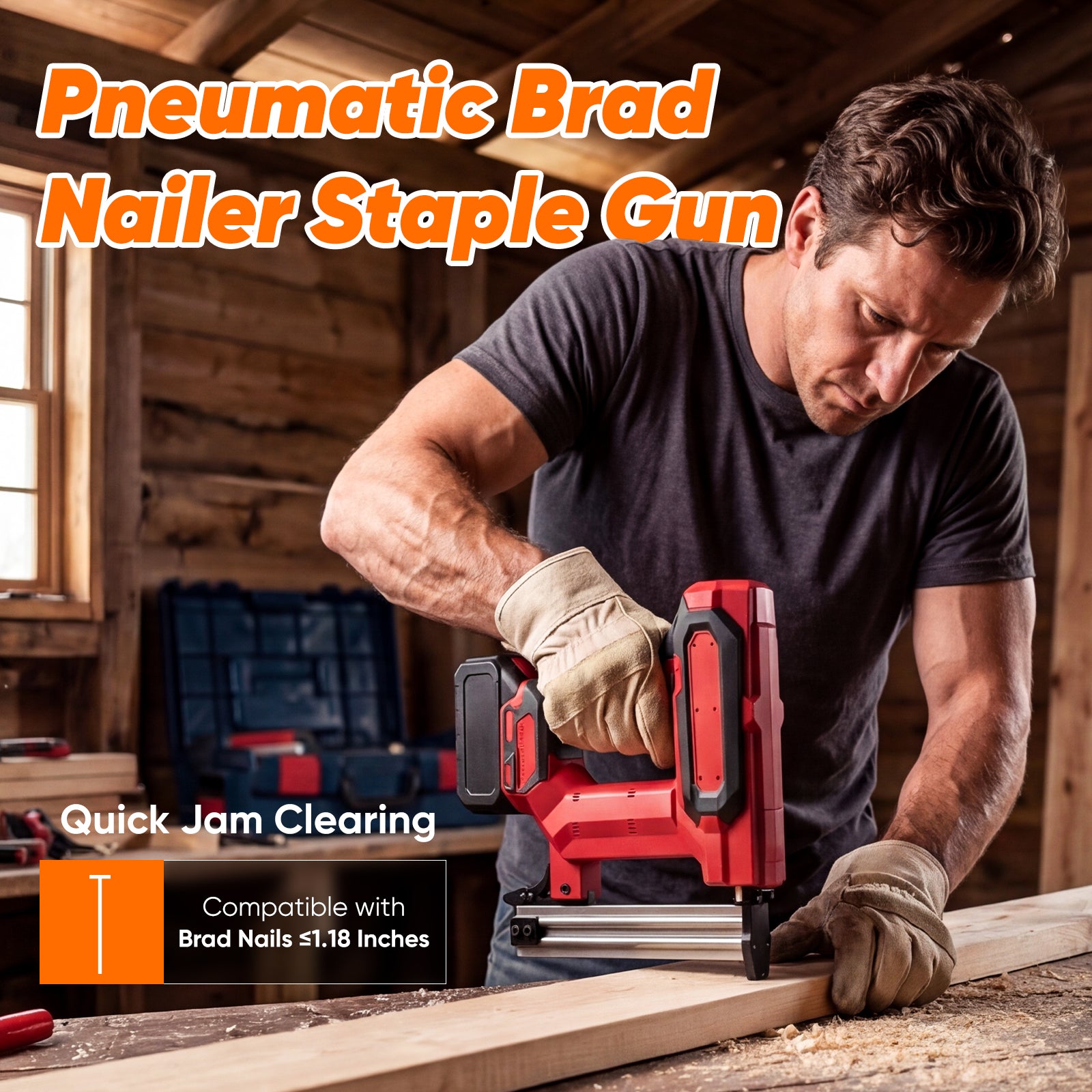 Brad Nailer in Action - Quick Jam Clearing