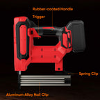 Ergonomic Design - Rubber Handle, Trigger, Aluminum Magazine