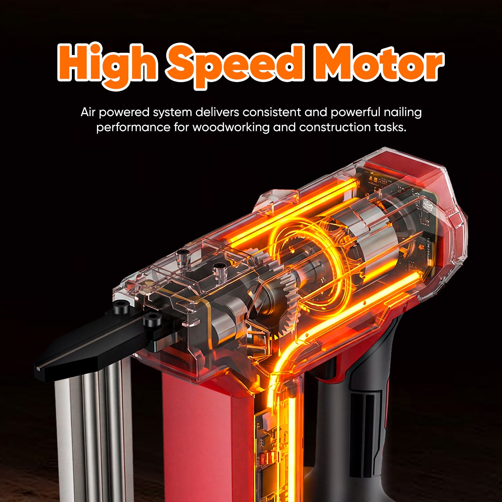 High Speed Copper Core Motor - Powerful Pneumatic Performance